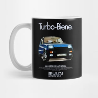 RENAULT 5 TURBO - advert Mug